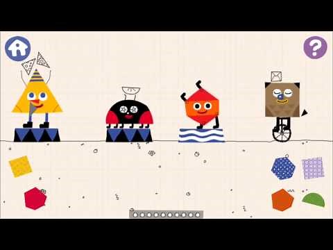 Doodle Maths: Shapes - learn shapes triangle, rectangle, square