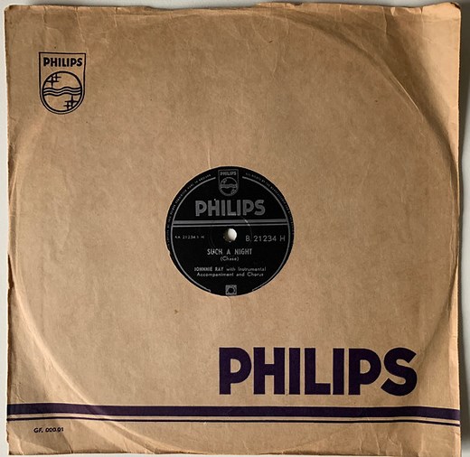 Johnnie Ray - Such A Night / Destiny