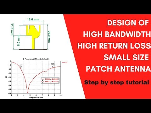 High bandwidth, S11, small sized microstrip antenna design