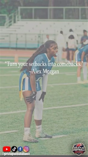Morning Motivation☮️ #gffa #girlsflagfootball #sports #flagfootball #motivation #motivationalquotes