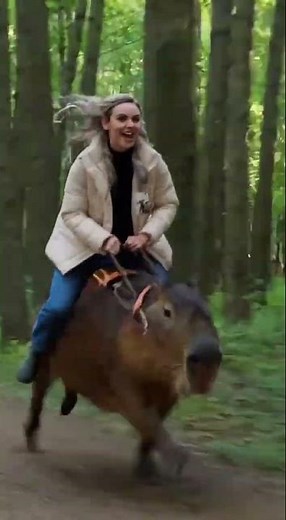 AI Creates a Massive Capybara Ride Through the Woods — This Looks TOO Real!