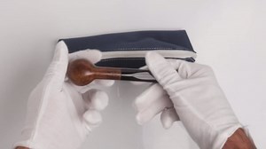 Savinelli One Kit - Handmade Italian Briar Wood Pipe, Blue Zipper Pouch, Cleaners, Czech Pipe Tool, 6mm, Straight Billiard, Polished Finish, 106