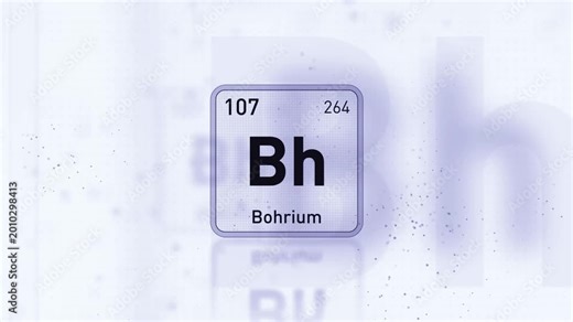 Periodic Table Element XX Animation. Modern And Minimal Design.