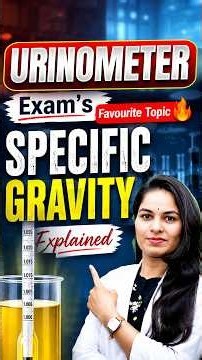 How to Use a Urinometer: Specific Gravity & Procedure Explained #shorts