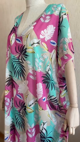 How simple sewing creates a lightweight sarong