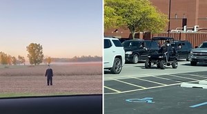 He's Back! Hilarious Videos Show Dad Haunting His Community Dressed As Michael Myers