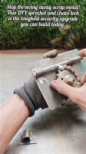 DIY Heavy Duty Chain Link Door Lock System