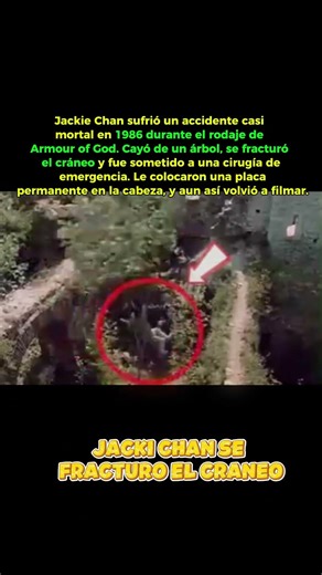 🎬 La caída que casi mata a Jackie Chan #shorts