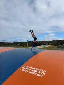 Round off back hand spring back handspring back flip