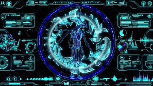 Alien, Computer, Hud. Free Stock Video