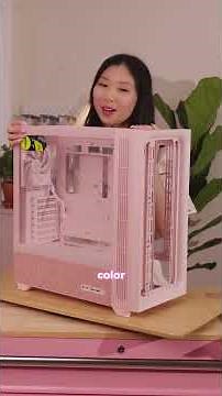 Is this the most aesthetic pink PC case? Checking out the NEW Tryx Flova 💗