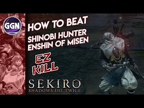 How to Beat “Shinobi Hunter Enshin of Misen” Easy Kill | Mini Boss Guide | Sekiro: Shadows Die Twice