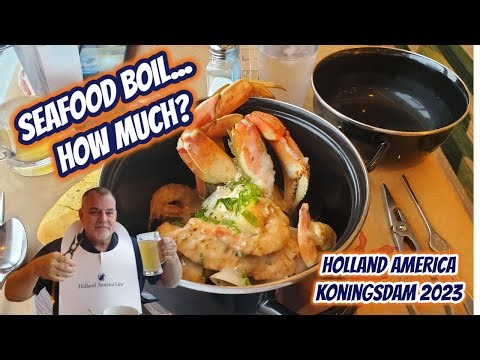 SEAFOOD BOIL on Holland America Koningsdam