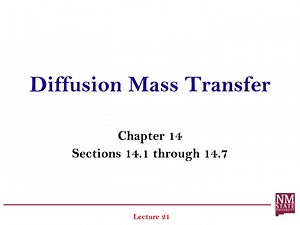 Diffusion Mass Transfer - SlideServe