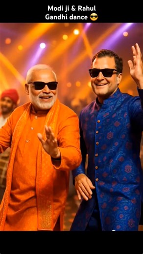 Modi & Rahul Gandhi Dancing in Desi Style! 🇮🇳🕺 AI-Generated Viral Moment