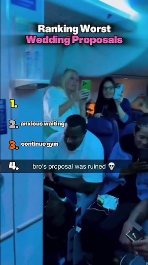 Ranking Worst Wedding Proposals