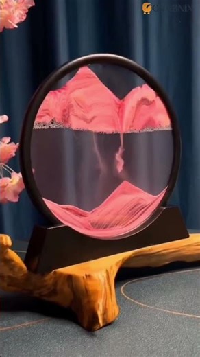 Moving Sand Art Picture Decor | 3D Deep Sea Sandscape Liquid Motion Glass Fram SKU: 8781#grabnix