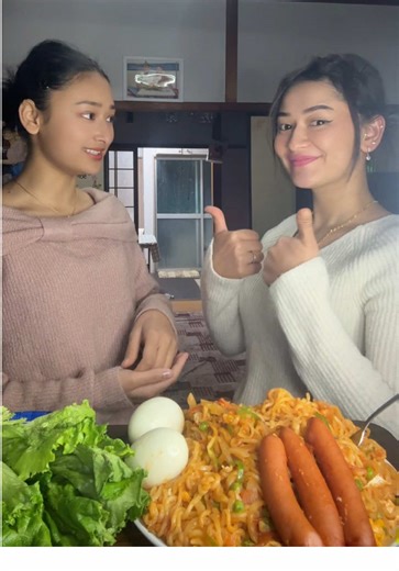 Rock Paper Scissors Challenge: Part 2 with Food Sisters