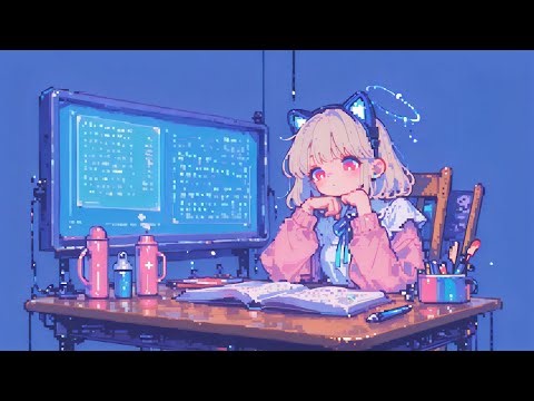 Spring Library Window - 2 Hours 📚🌸 | Quiet Study Lofi | Reading Music