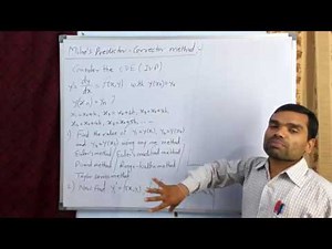 Milne's Predictor Corrector Method in hindi