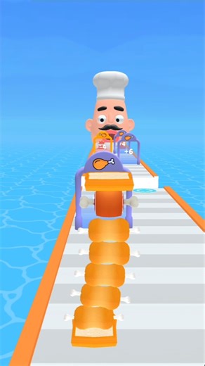 Sandwich stack runner level 5 android games #shorts #funnyvideo #viral #gameplay