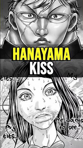 Hanayama's Kiss of Danger - The Hidden Message Unveiled #hanayama #baki #manga