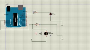 Control the LED using LDR with Arduino in Proteus