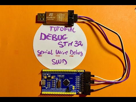 Debug the STM32 (BluePill) using SWD and ST-LINK V2 in STM32CubeIDE