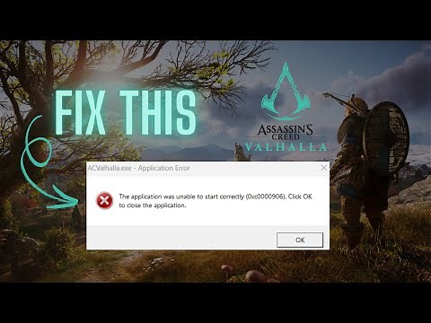 AC Valhalla Not Working? The application was unable to start correctly (0xc0000906). Here is a FIX!!