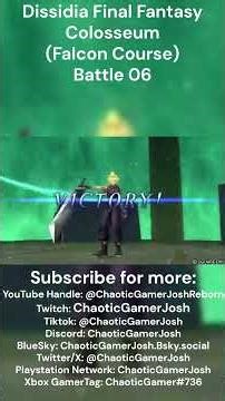 Dissidia Final Fantasy Battle Replays - Colosseum (Falcon Course) Battle 06