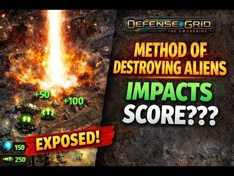 Defense Grid's Biggest Secret to a High Score... (I just learned it) 📡💥⚡