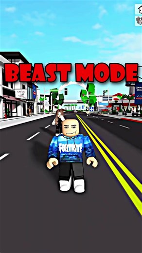 Beast mode activated 🐺😈 #roblox #brookhaven #tuff #aura #wolf #transformation
