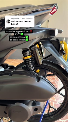 Absorber Hypertech NVX: V1 & V2 Sizes Explained