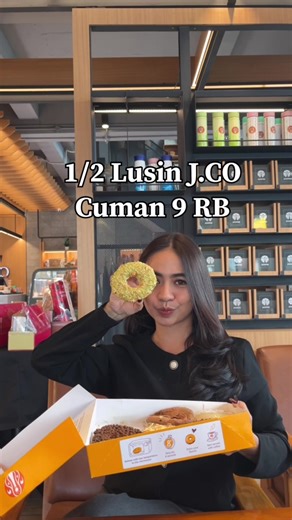 Dapatkan J.CO Donuts Setengah Lusin Hanya 9RB!