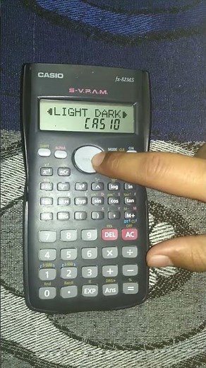 How to Adjust brightness in casio fx-82ms/engineering calculator , casio fx-82ms calculator tricks