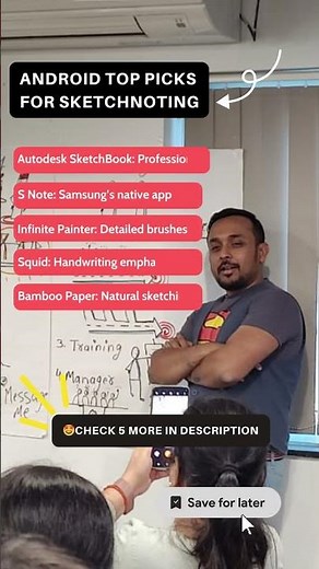 Here are 10 good Android apps for sketchnoting 👇