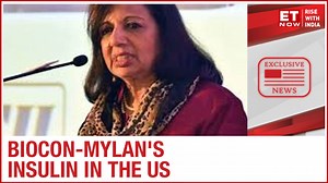 Biocon-Mylan launch Semglee: A biosimilar Insulin Glargine in the US | Kiran Majumdar Shaw to ET Now