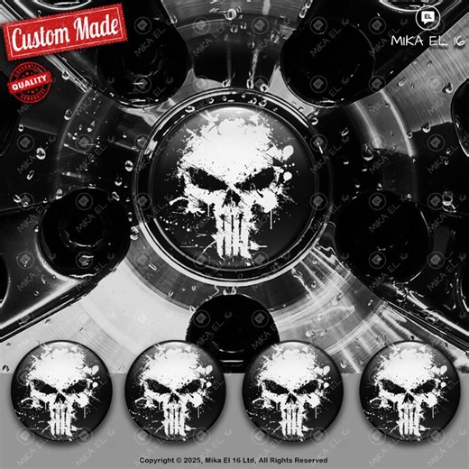 Custom Wheel Cap Emblem Overlays | 3D Domed Resin Stickers | Set of 4 | Personalized Decals - Etsy