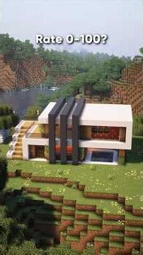 Minecraft Tutorial Modern House 🏡🏡 #minecraft #viral #game #house