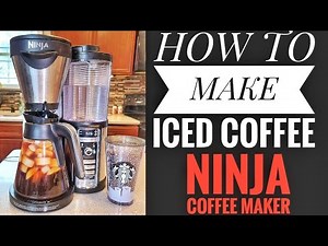 ICED COFFEE Ninja Coffee Maker Bar CF082 HOW TO MAKE AN ICED COFFEE