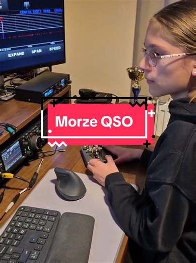 Rövid Morze QSO egy angol állomással - HA4NI Nelli #rádióamatőr #radioamateurkids #morze #qso #radioamateurs