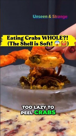 ​Eating Crabs WHOLE?! (The Shell is Soft! 😱🦀)