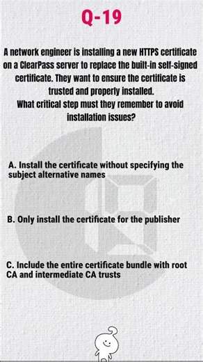 CISA | ClearPass HTTPS Certificate Setup 🔐 Don’t Skip This Critical Step!