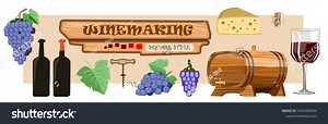 Winemaking Vector Set Items Production Wine Stock Vector (Royalty Free) 1592409454 | Shutterstock