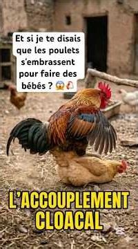 Comment les poulets s'accouplent ? (Le baiser cloacal) 😱🐔