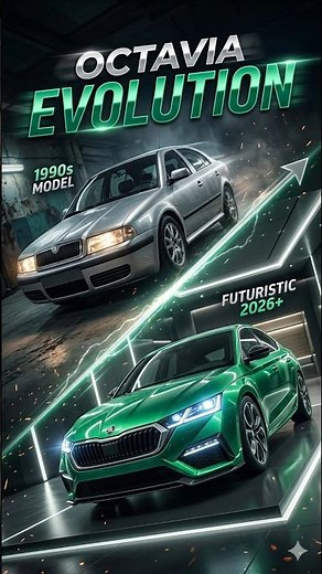 Skoda Octavia Then vs Now… This Glow Up Is Crazy #skoda #octavia #carevolution #carshorts #luxury