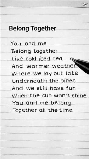 Belong Together ♥️ - Mark Ambor (Lyrics)