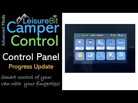 Camper Control - Control Panel Update - Smart control of your van with your fingertips