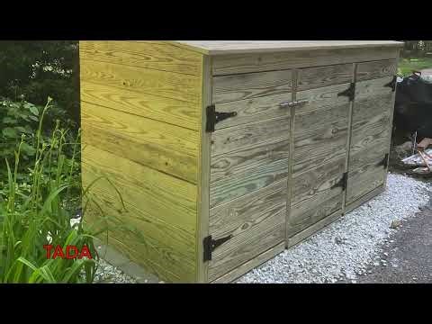 DIY TRASH CAN ENCLOSURE