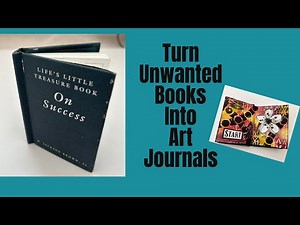 Repurpose An Old Book- DIY ART JOURNAL